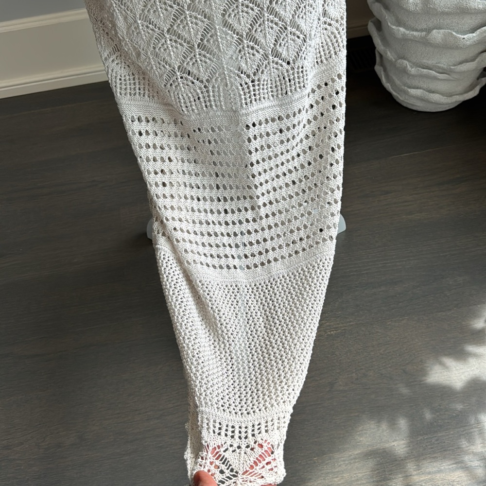 Oysho Crochet Knit Maxi Dress. Size Xs. View 4